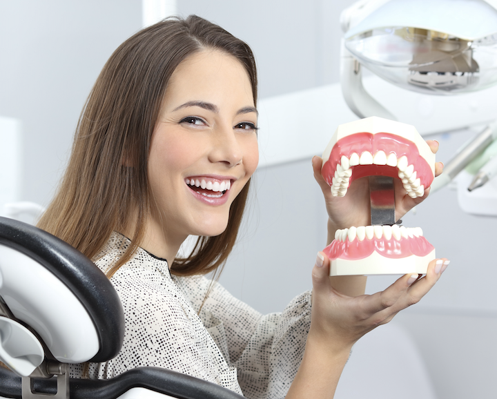 trial smile hampstead | woman at dental consultation