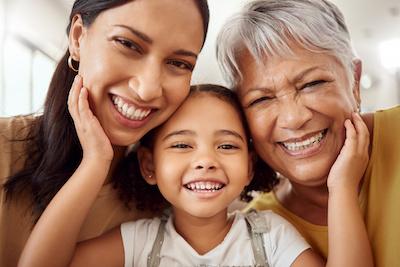 all on 4 dental implants surf city | family smiling