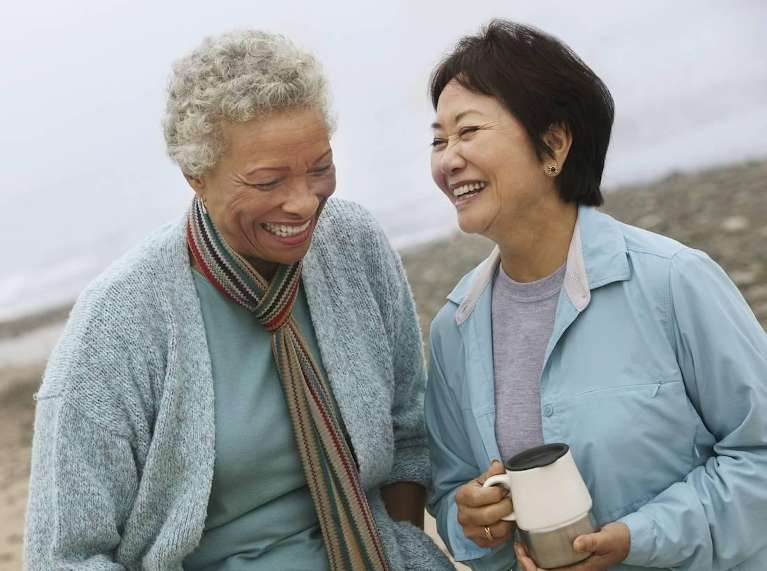dental implants surf city | friends at beach