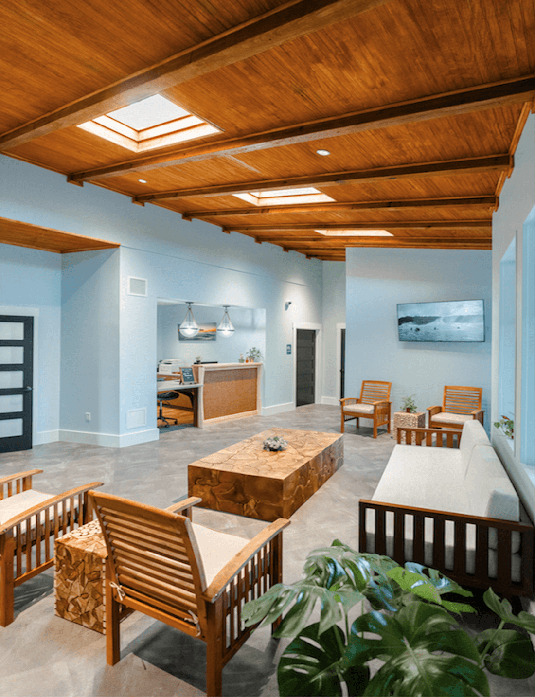 Patient reception area in Surf City, NC | Dentist Surf City