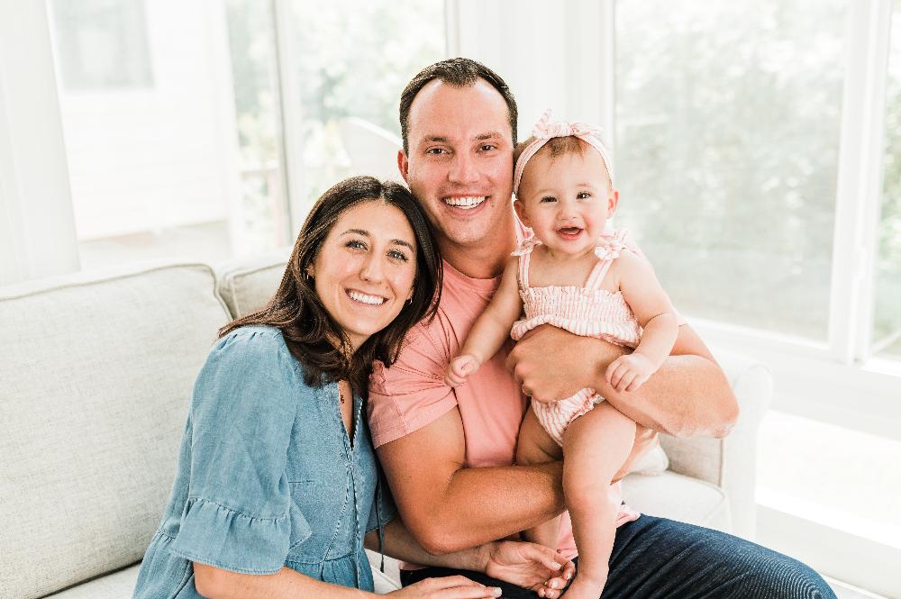 Dr. Paige Full with family in Surf City, NC